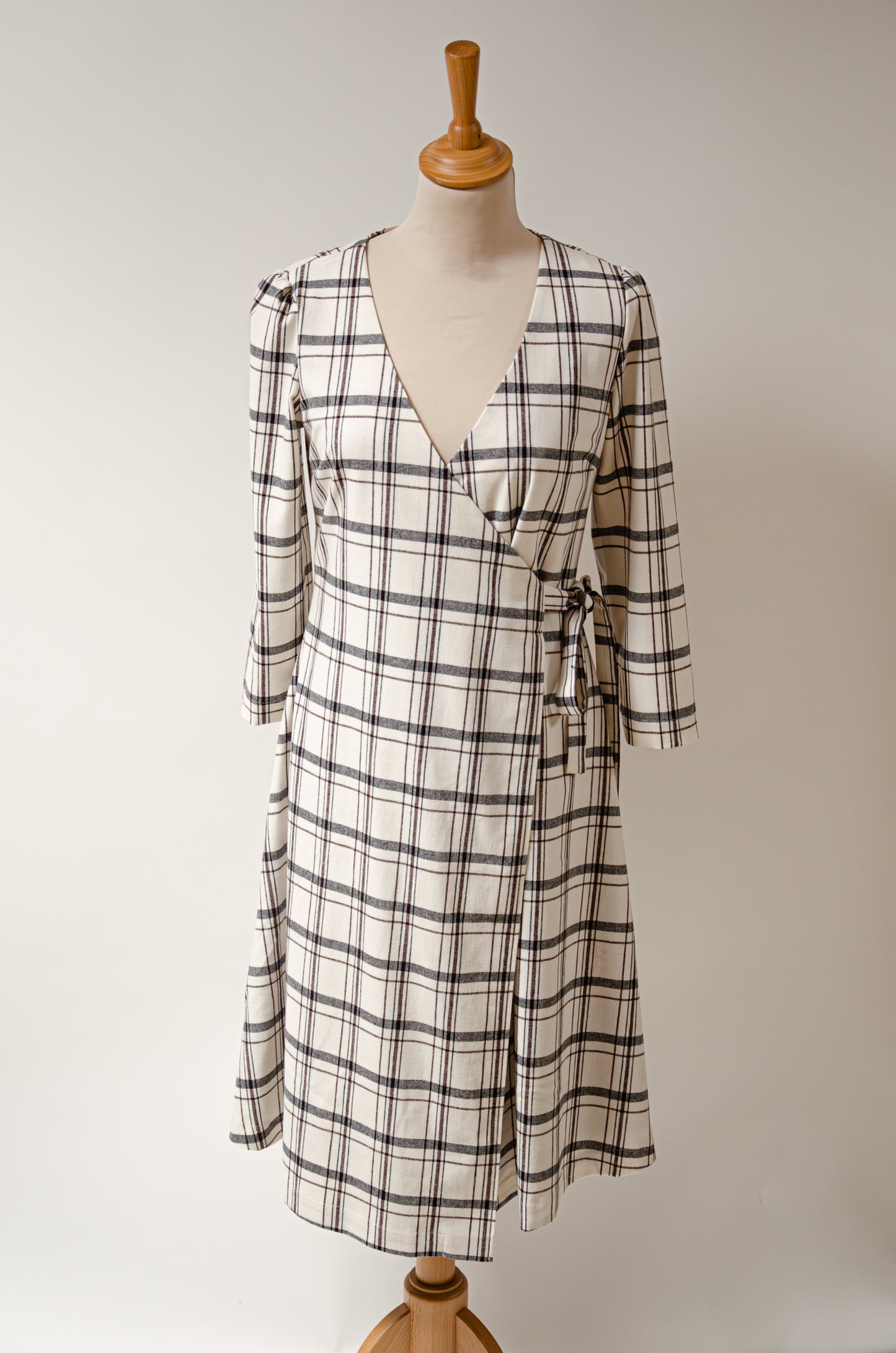 Robe en tartan de laine : Lisa