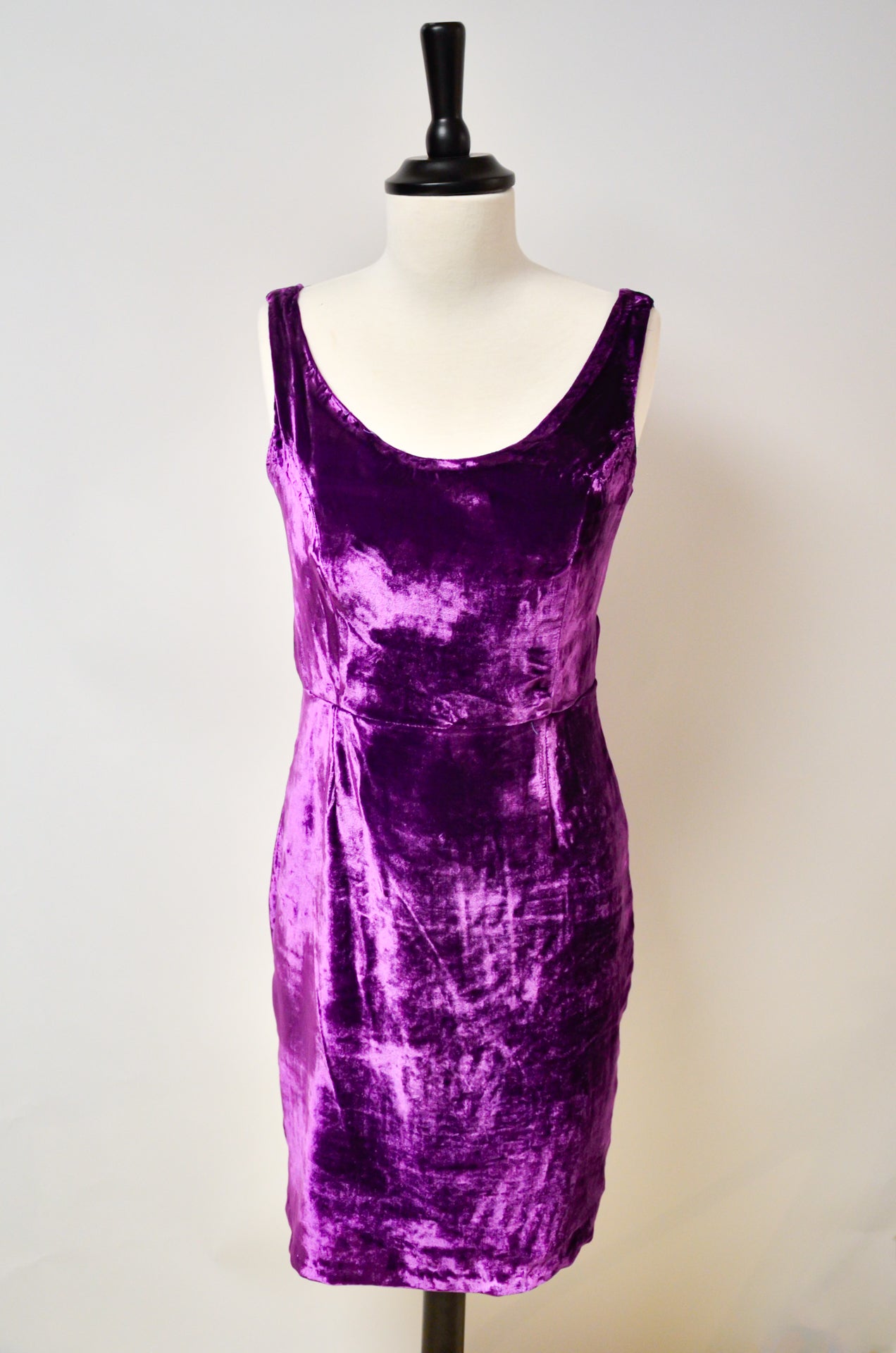 Robe en velours de soie : Aurore