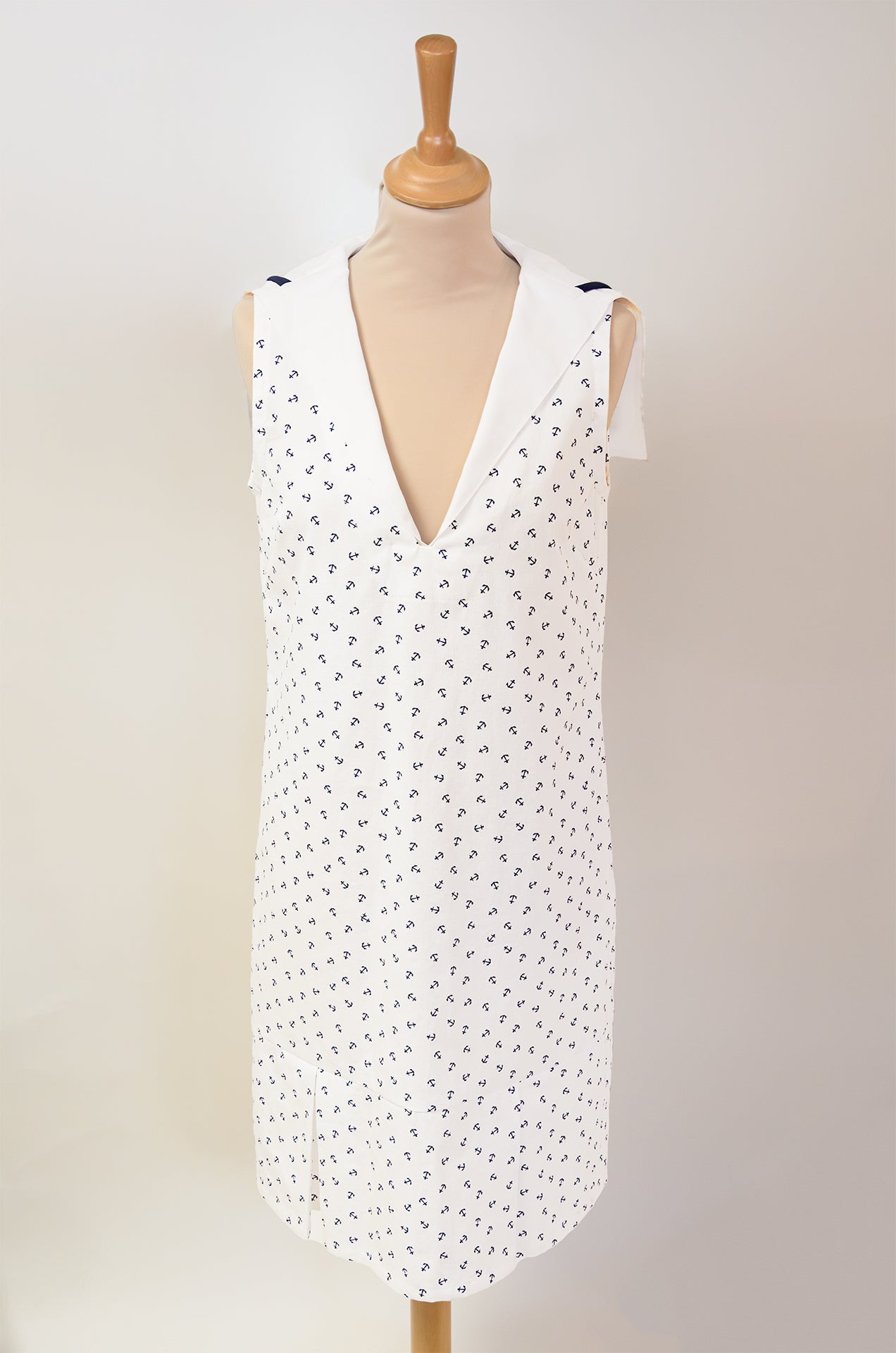 Robe marin en coton : Morgane