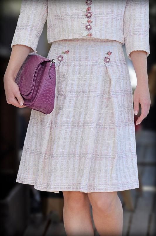 Jupe en tweed : Mila