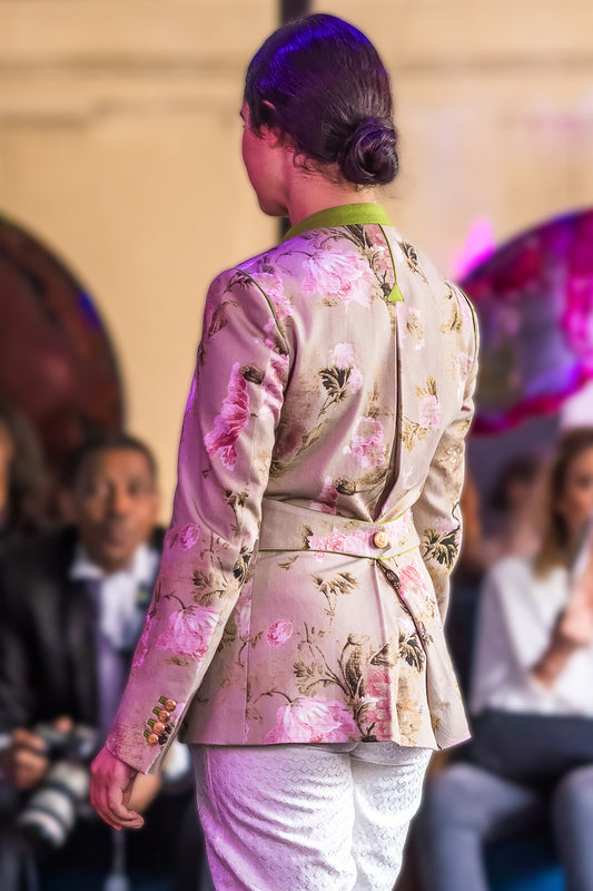 Veste junker en coton Johanne, vue de dos