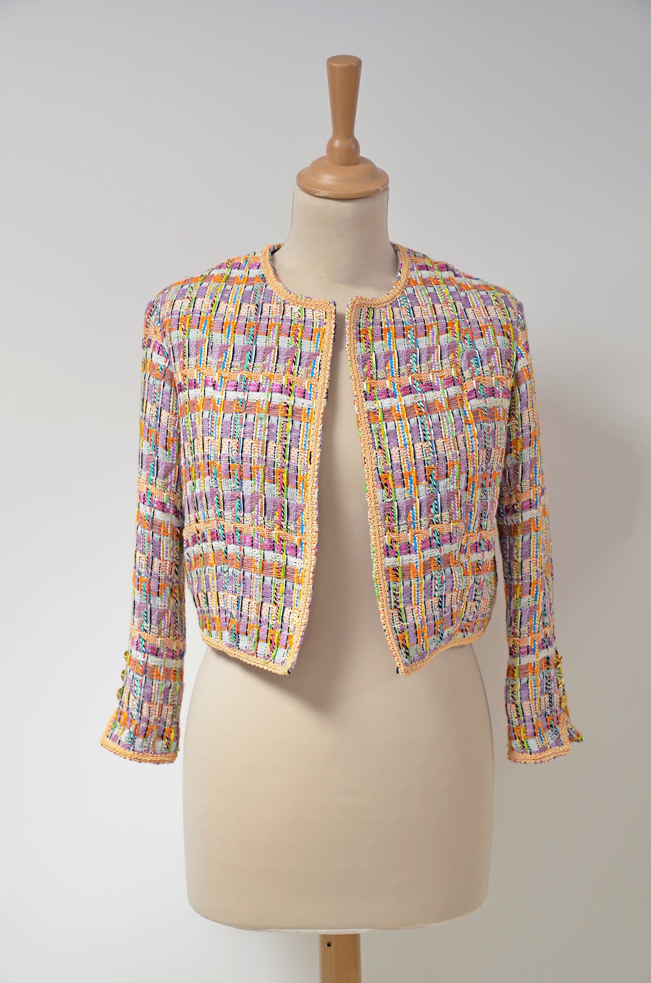 Veste courte en tweed : Alaïa