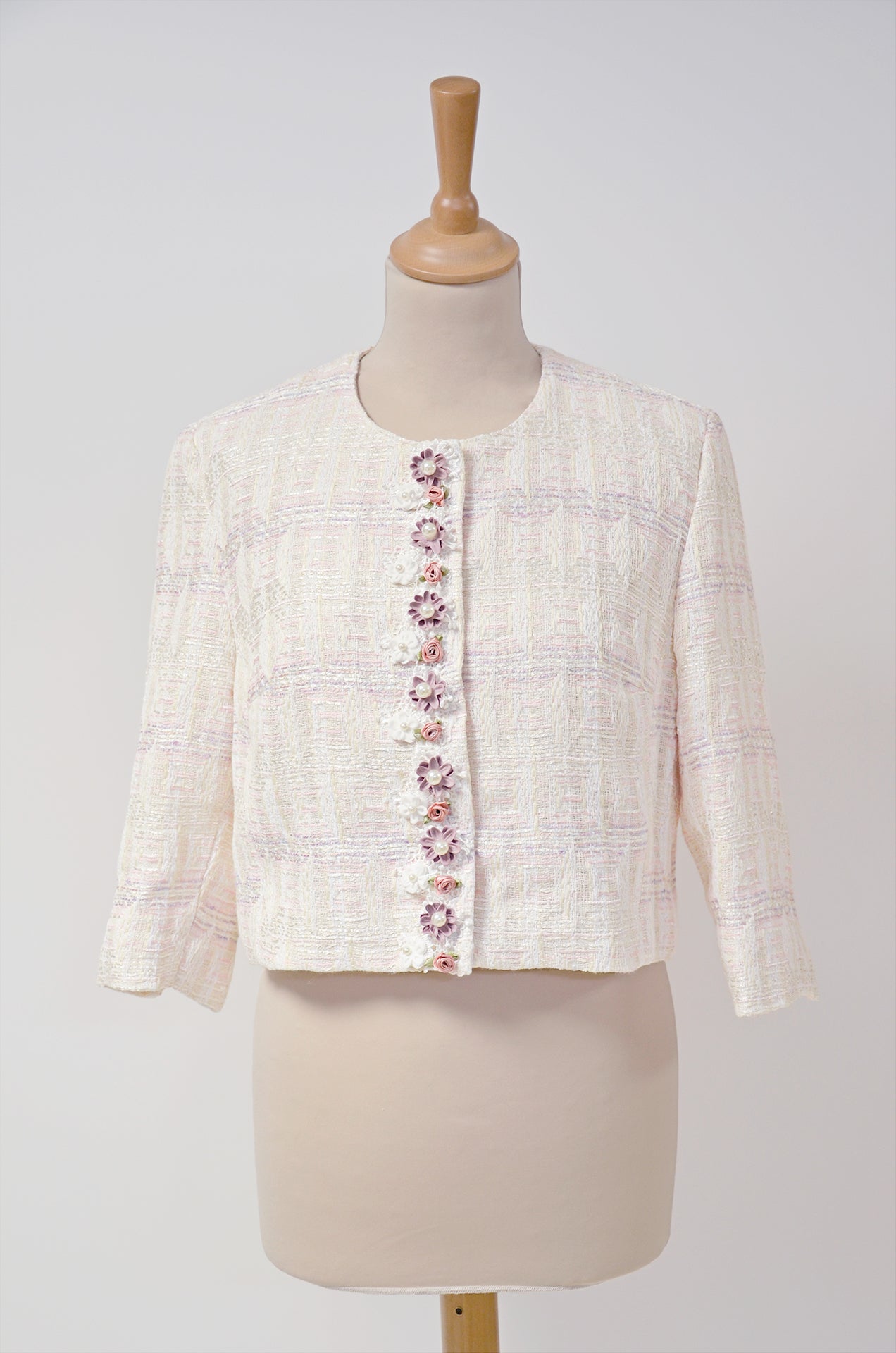 Veste courte en tweed : Mila