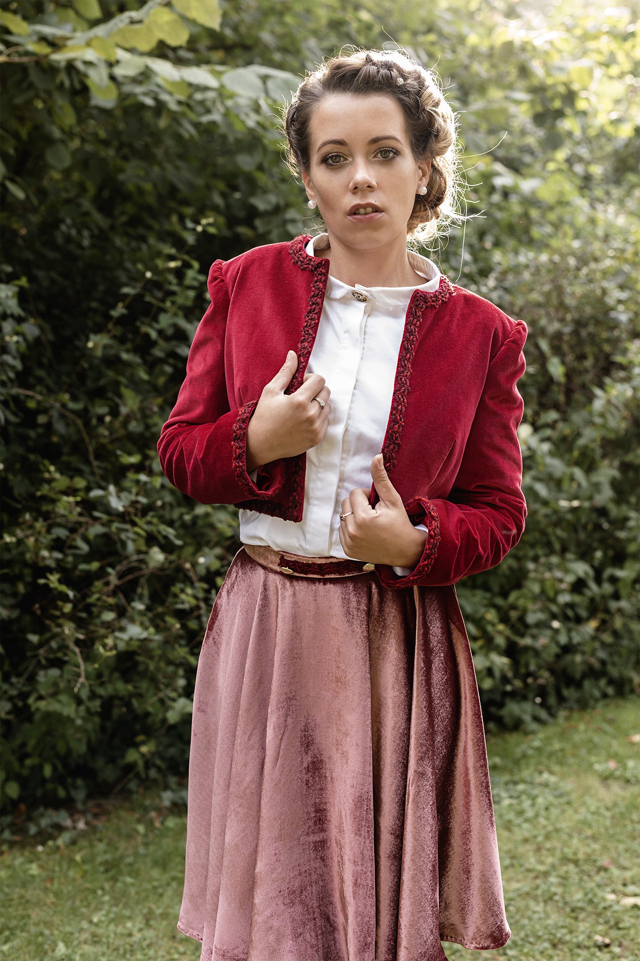 Jupe en velours de soie : Maria
