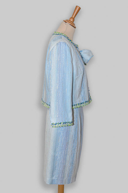 Tailleur en tweed : Acqua
