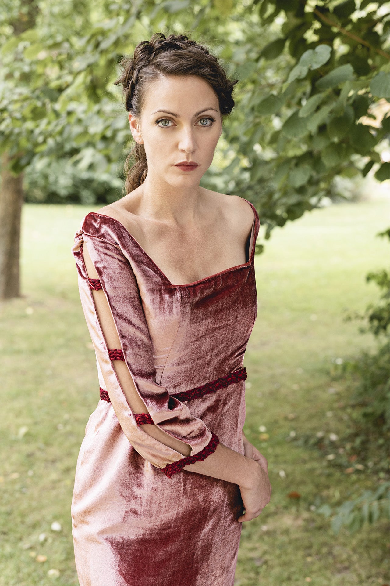 Robe en velours de soie : Sofia