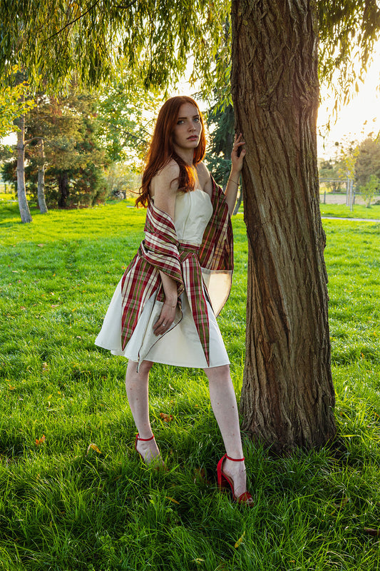 Robe cocktail en soie : Amy
