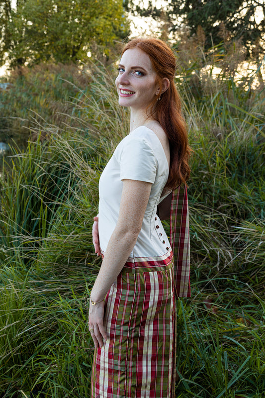 Robe longue en soie : Ruby
