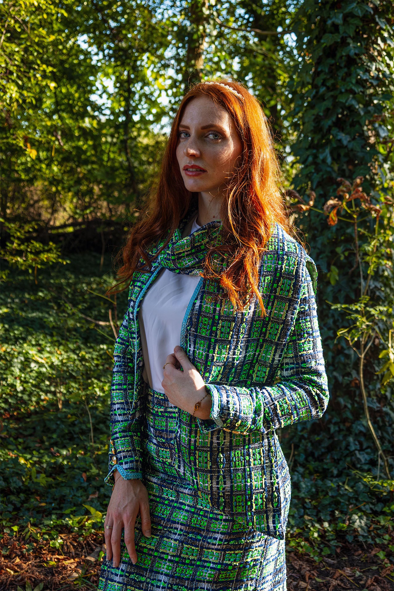 Tailleur en tweed : Edna