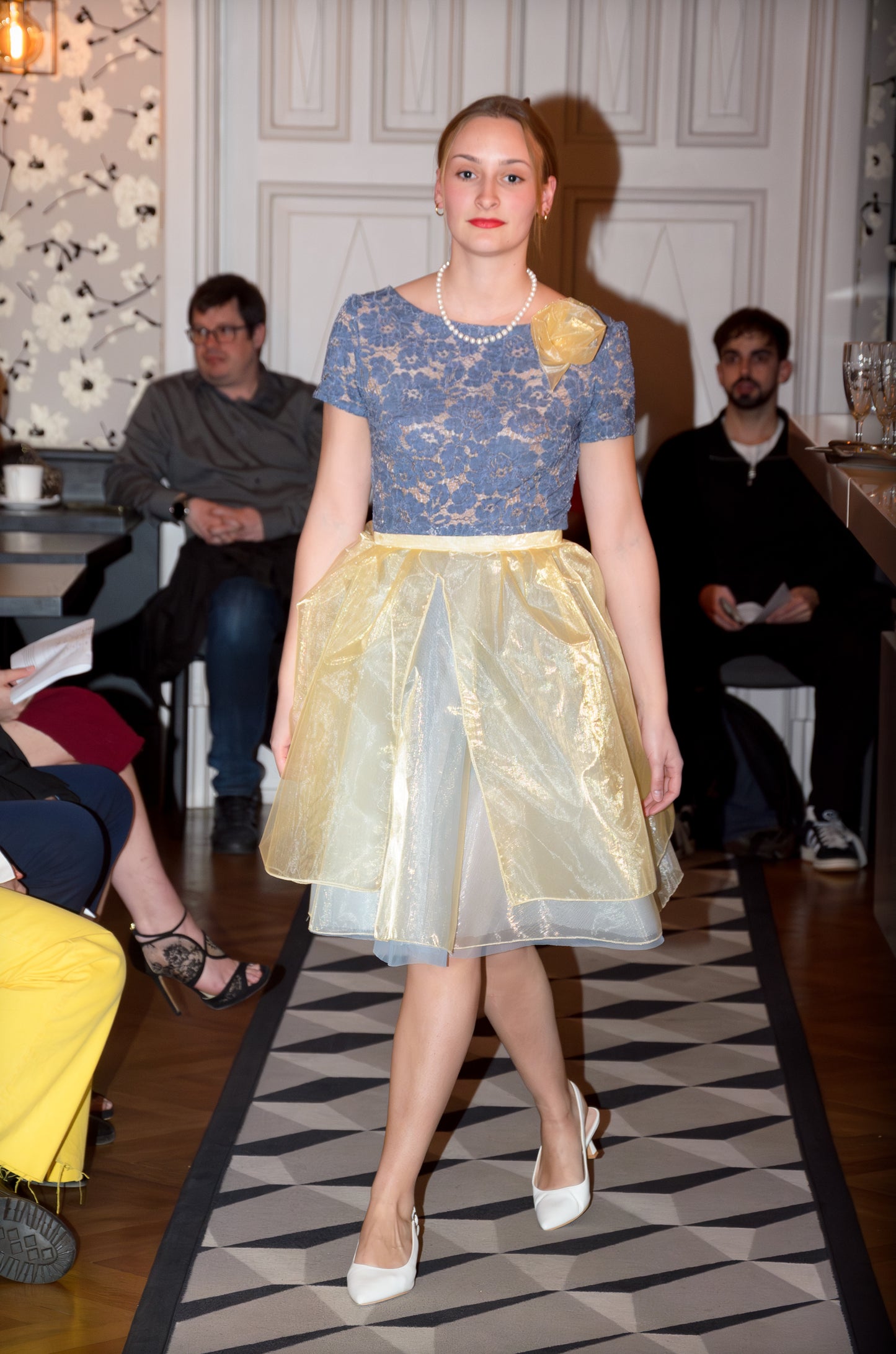 Robe cocktaïl en polyester : Skye