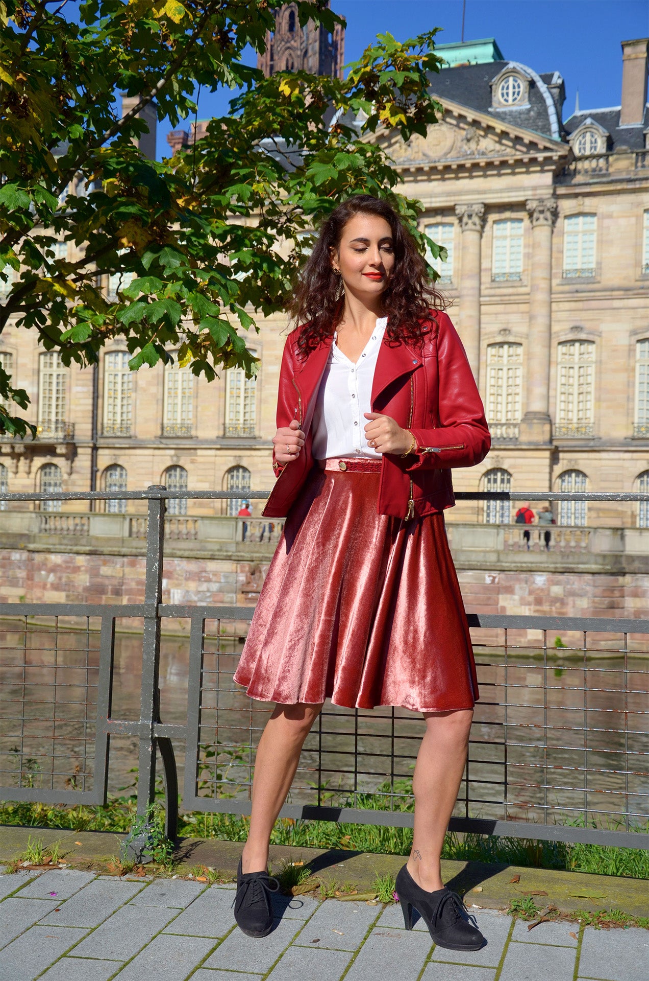 Jupe en velours de soie : Maria