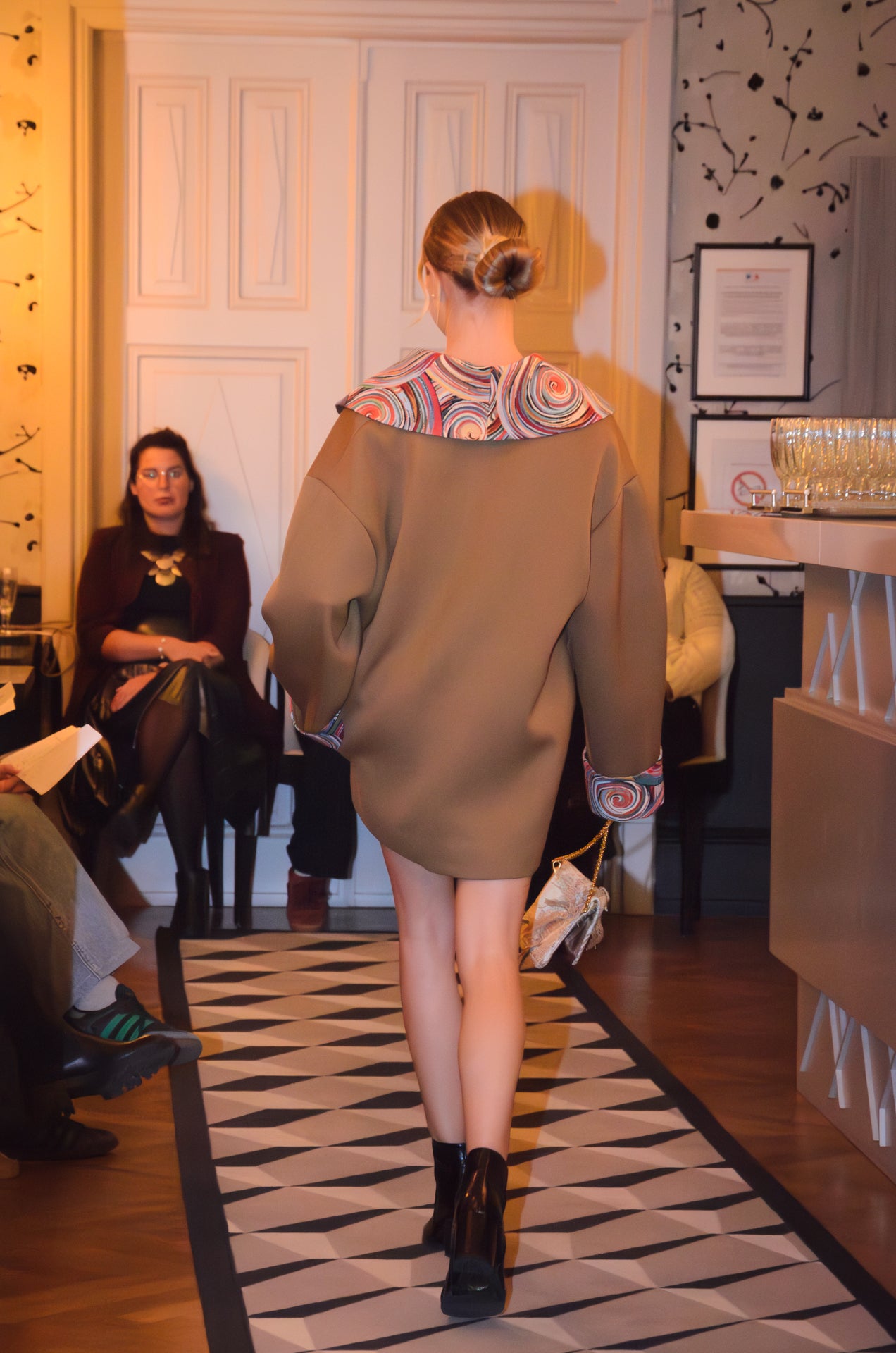 Veste longue en laine : Cassiopea