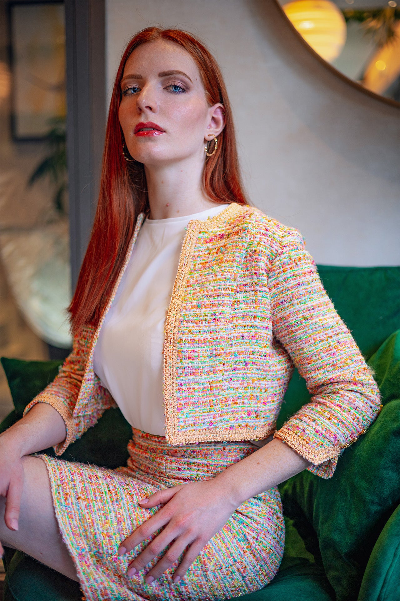 Veste en tweed : Elena