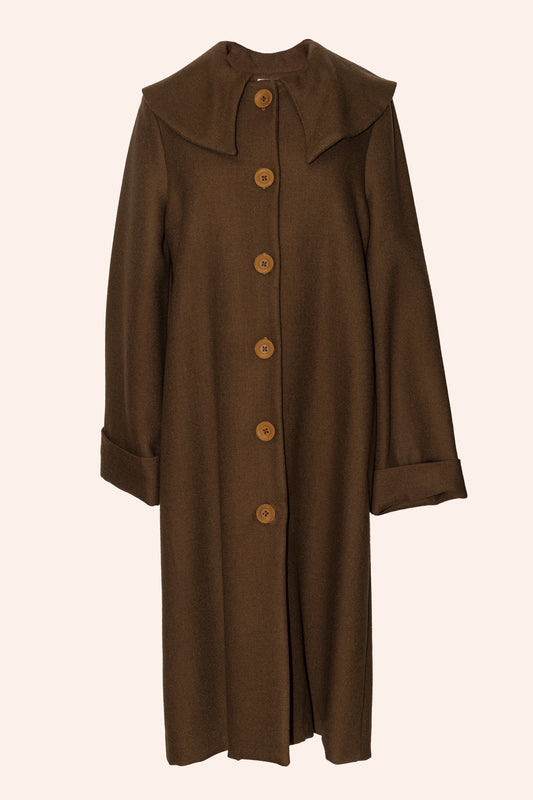 Manteau long en laine : Ewan