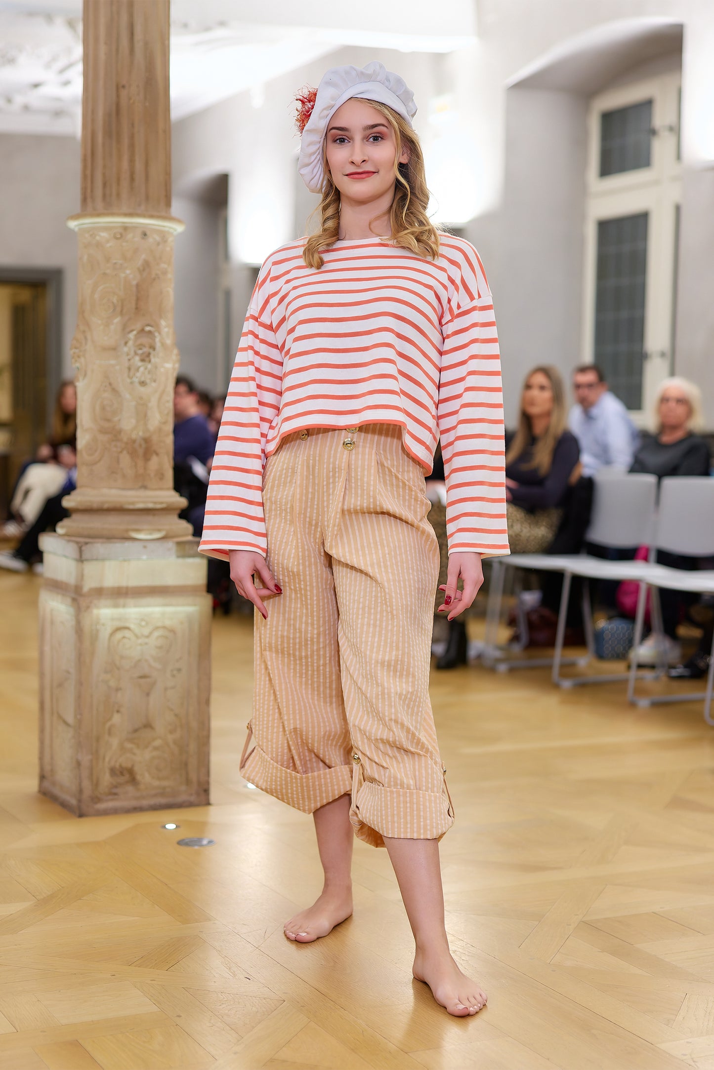 Pantalon large en seersucker : Gabriel