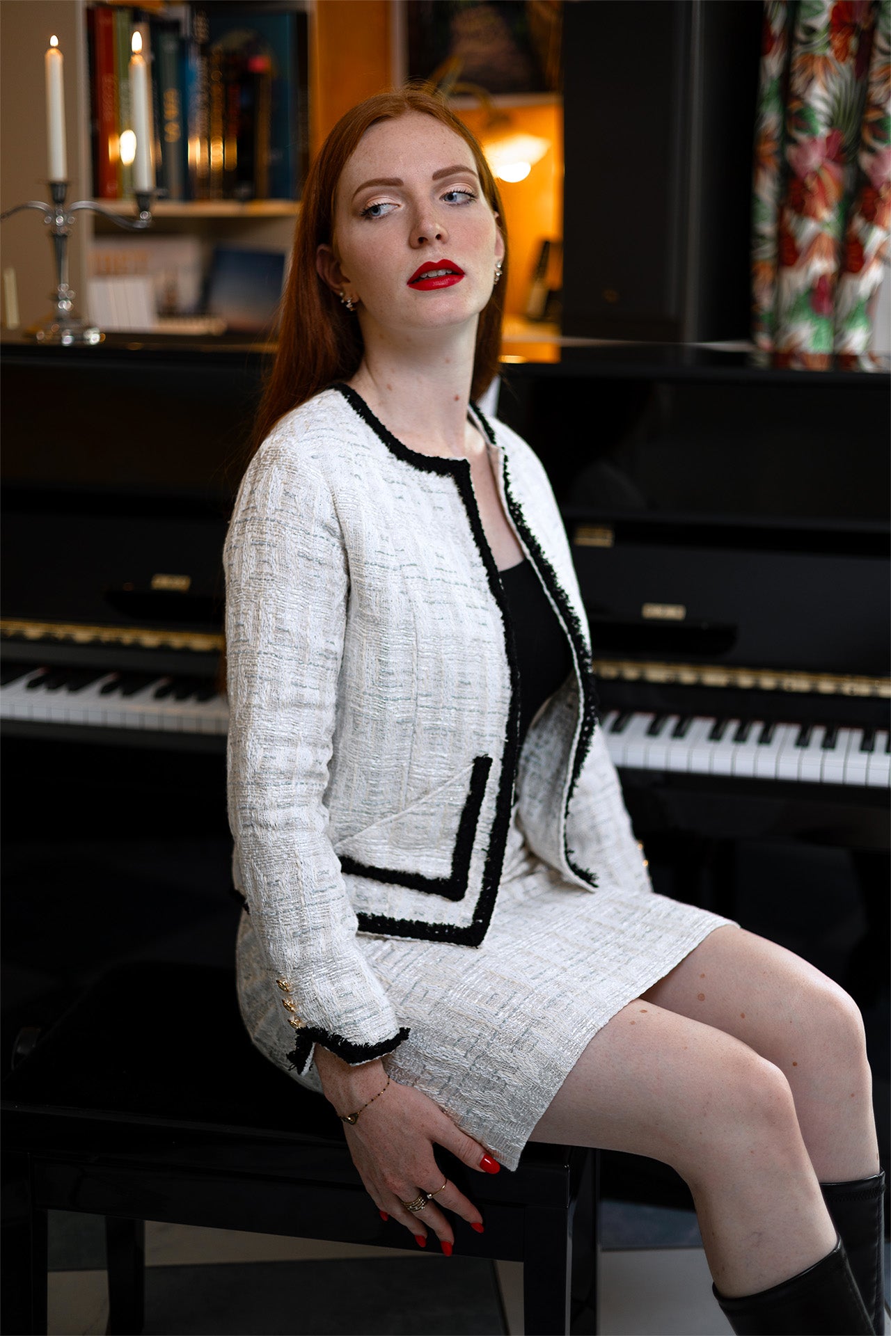 Tailleur en tweed : CLARA & ALVA