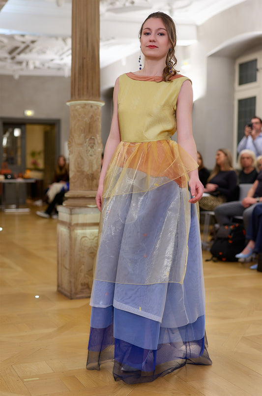 Robe longue en soie : Nérina