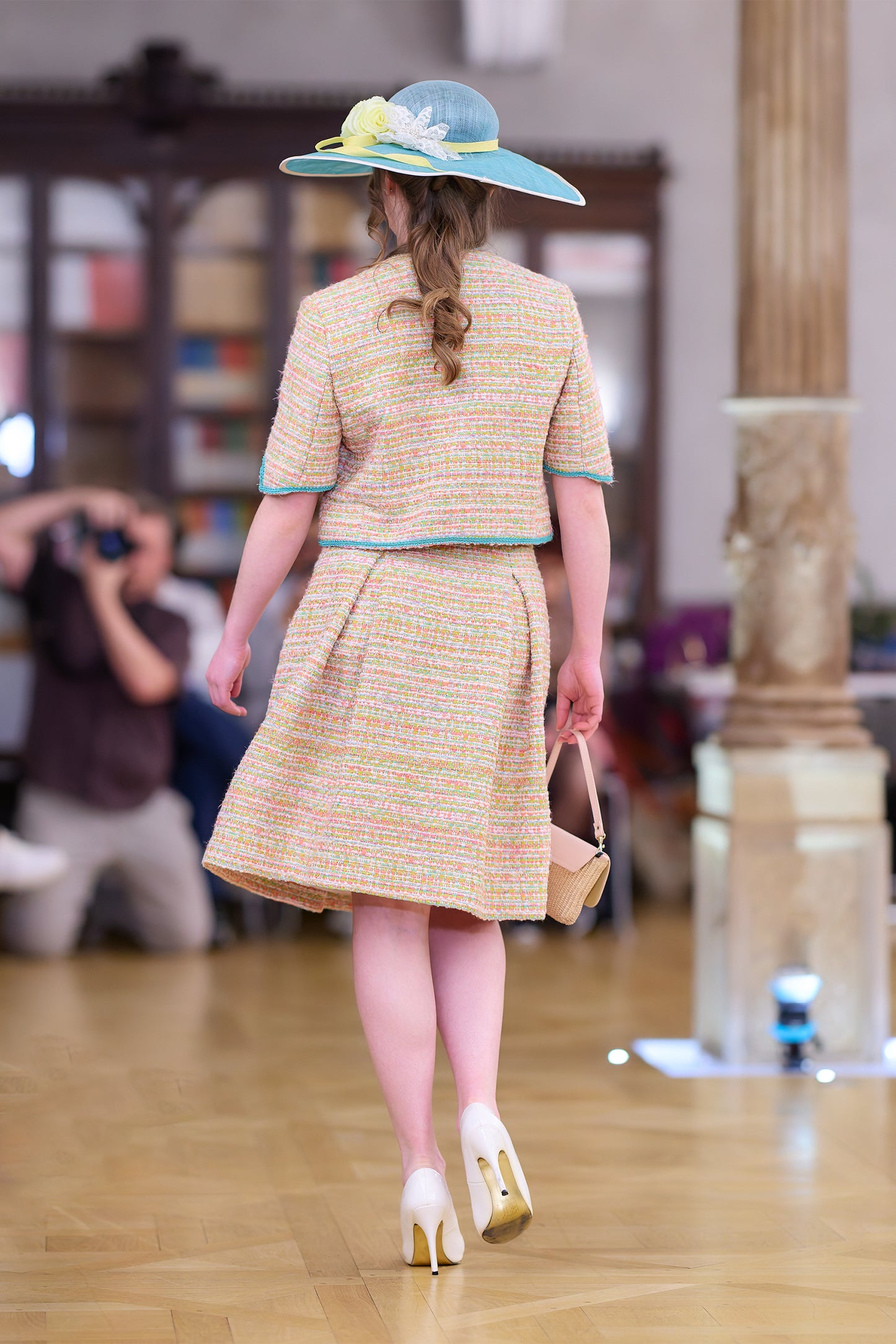 Tailleur en tweed : Pélagie