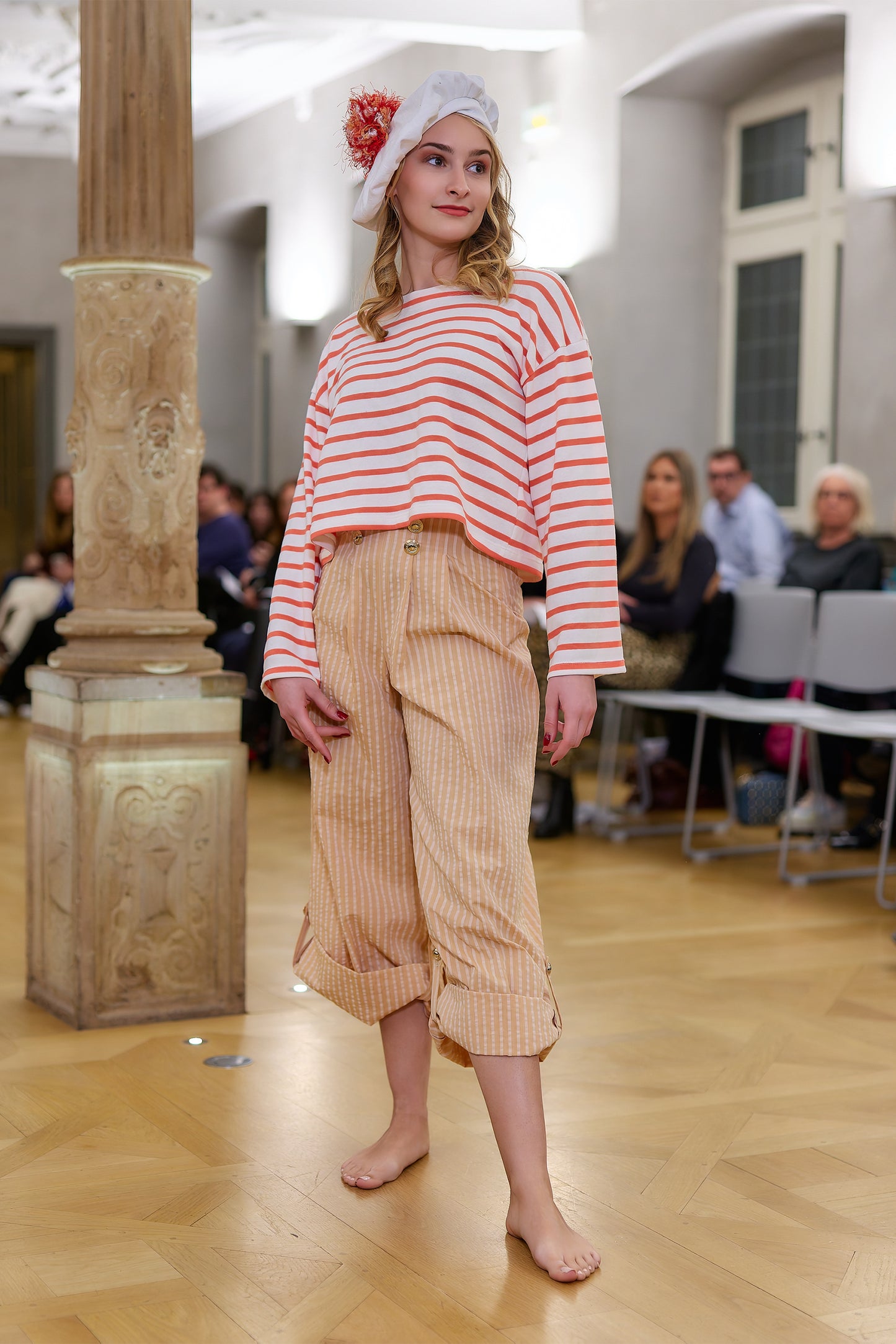Tshirt marin en coton : Kai manches longues