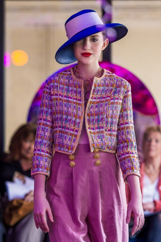 Veste courte en tweed : Alaïa