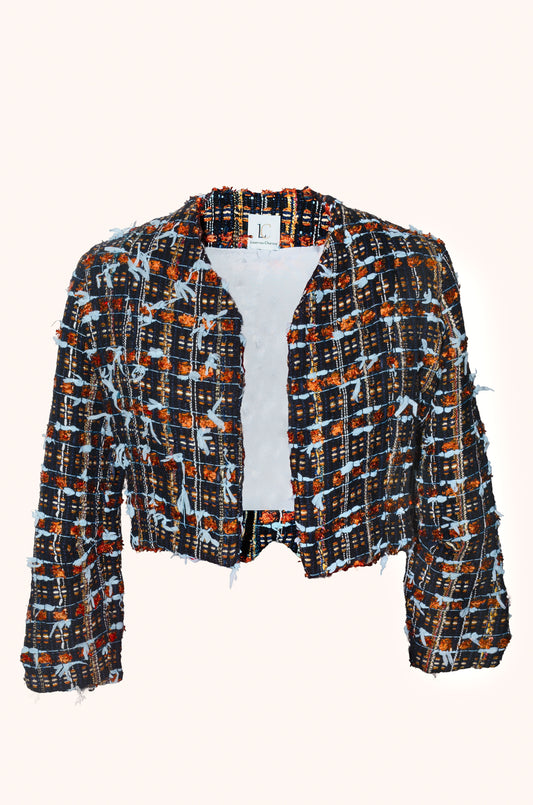 Veste en tweed Lucille, vue de face