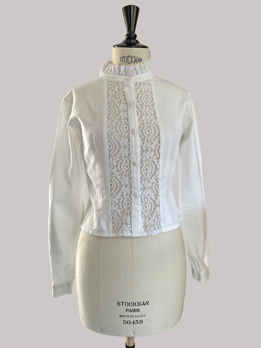 Chemisier en piqué de coton : Chiara