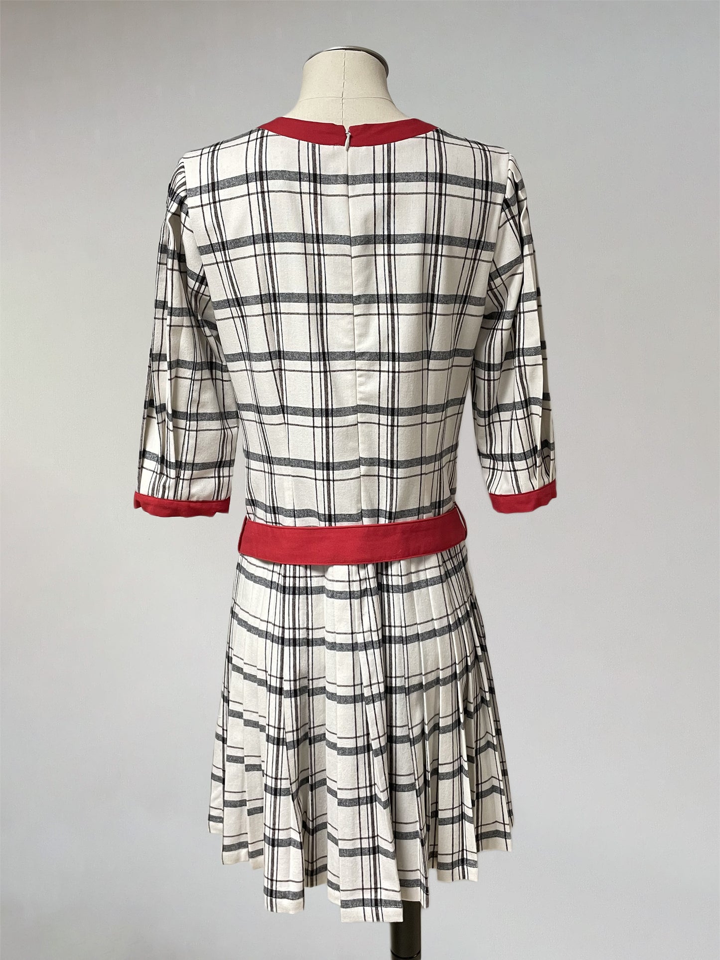 Robe en tartan de laine : Gladys
