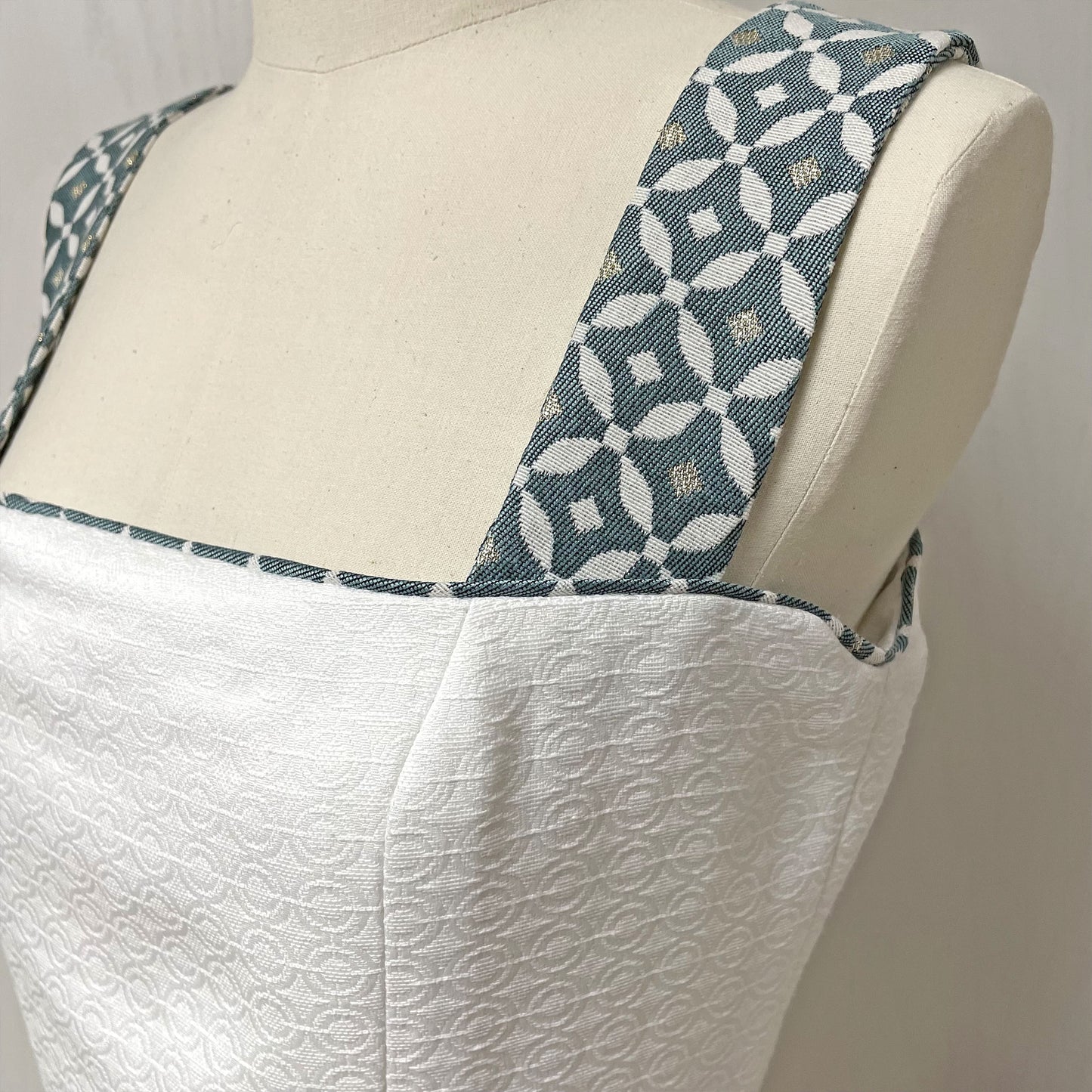 Robe en brocard de coton : Mélina