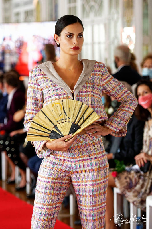 Veste courte en tweed : Rhapsody