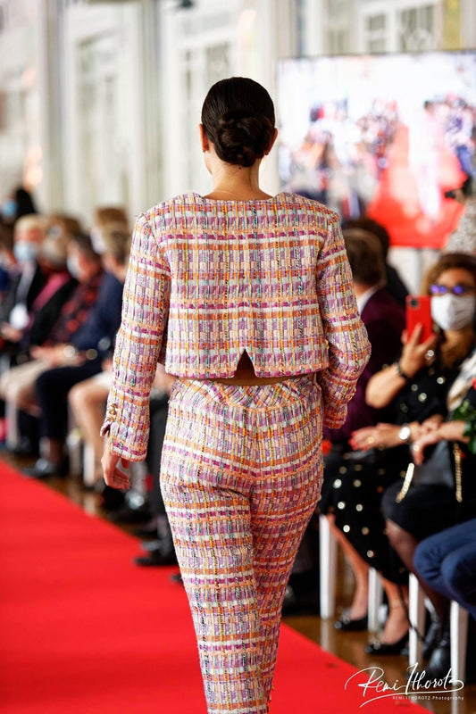 Veste courte en tweed : Rhapsody
