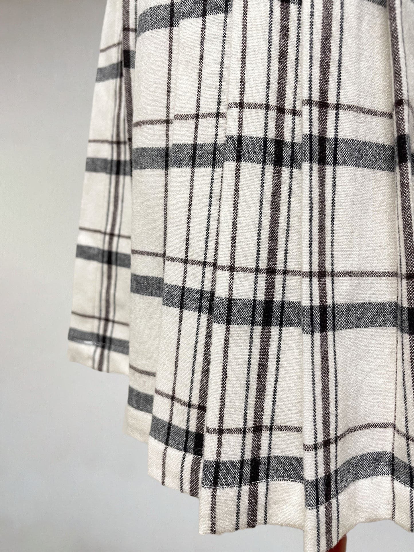 Robe en tartan de laine : Gladys