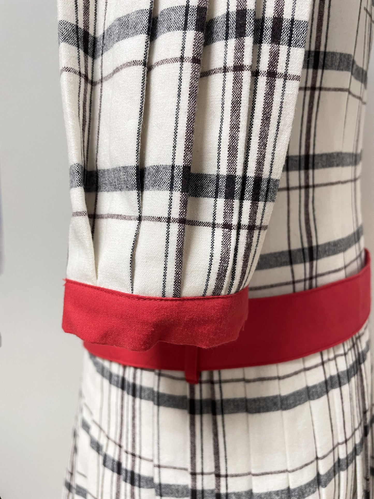 Robe en tartan de laine : Gladys