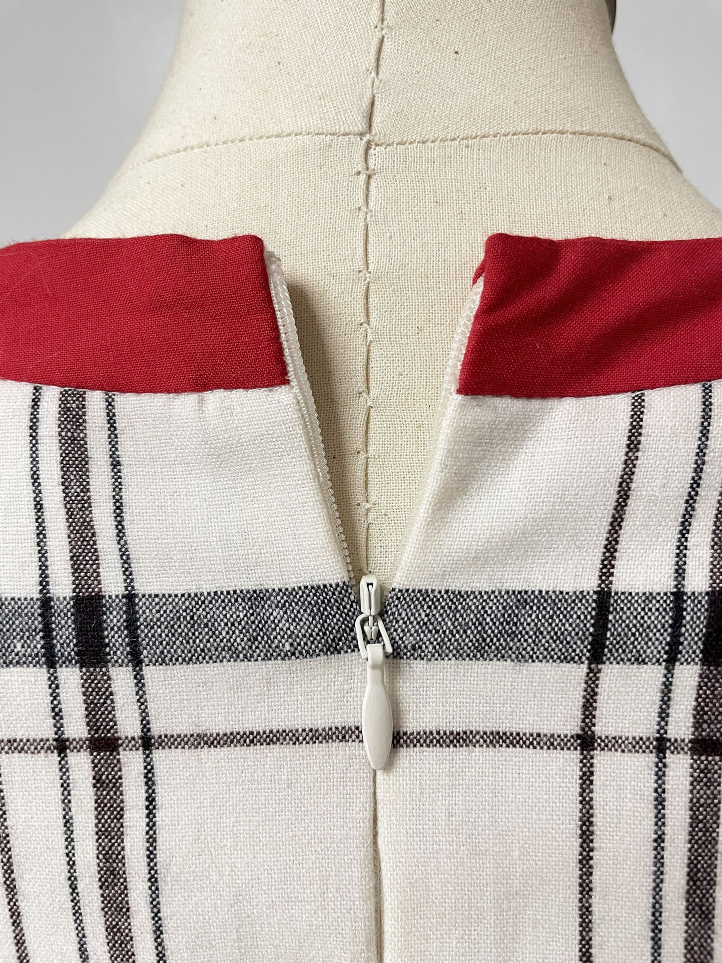 Robe en tartan de laine : Gladys