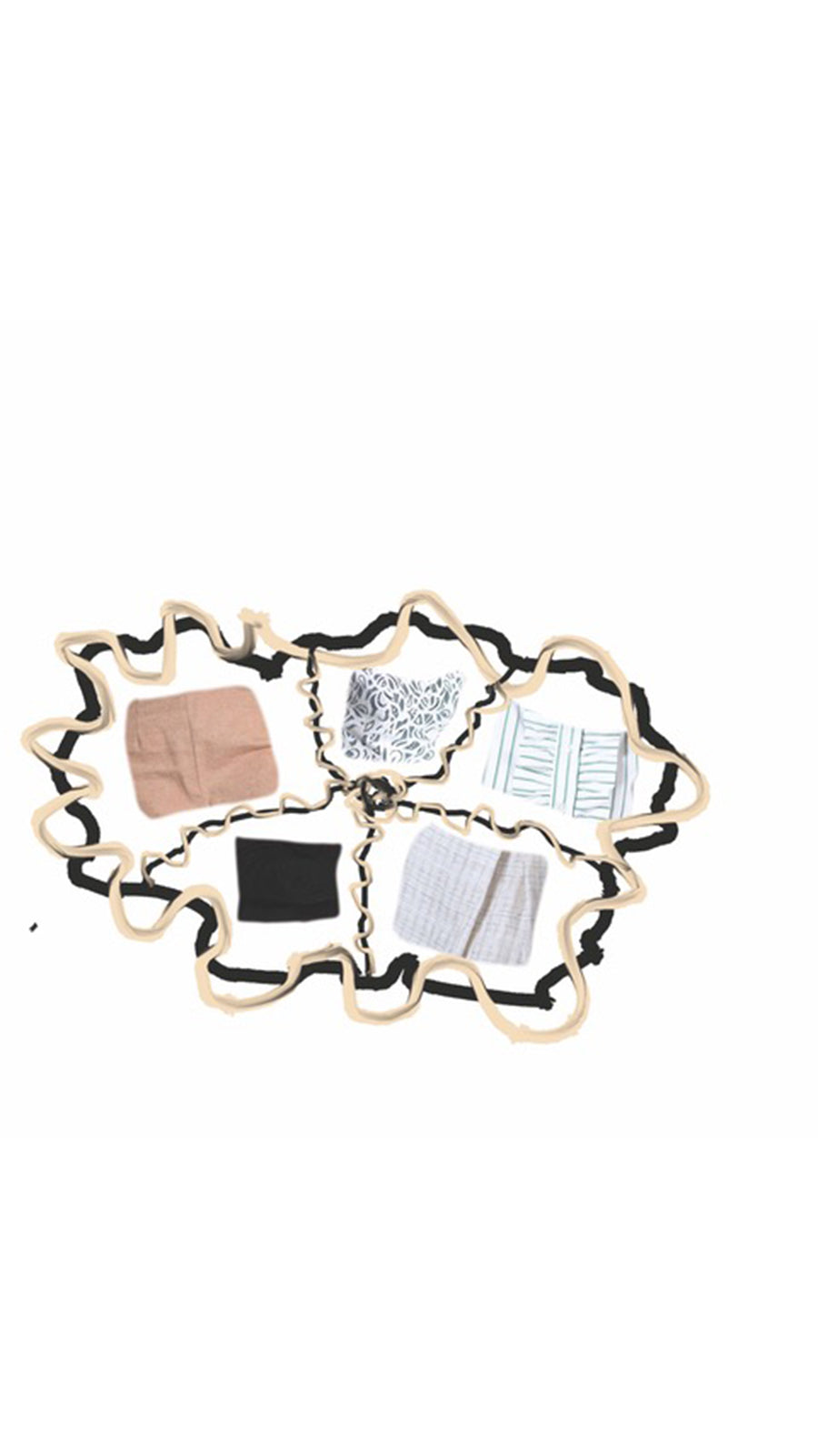 Collection Automne-Hiver 2023-2024 - Robes de mode Beige et Noir