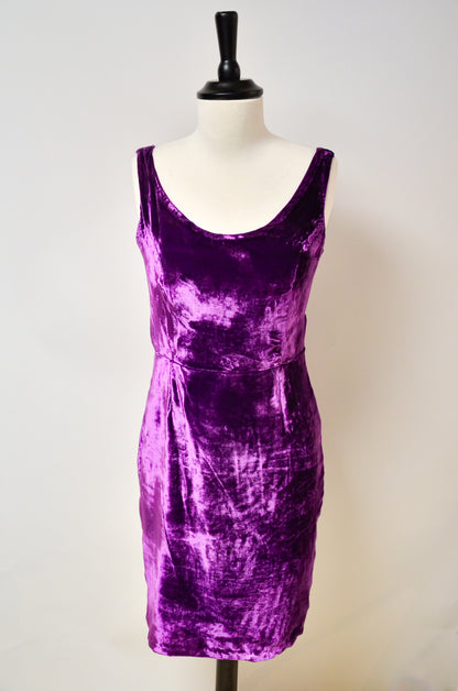 Robe en velours de soie : Aurore