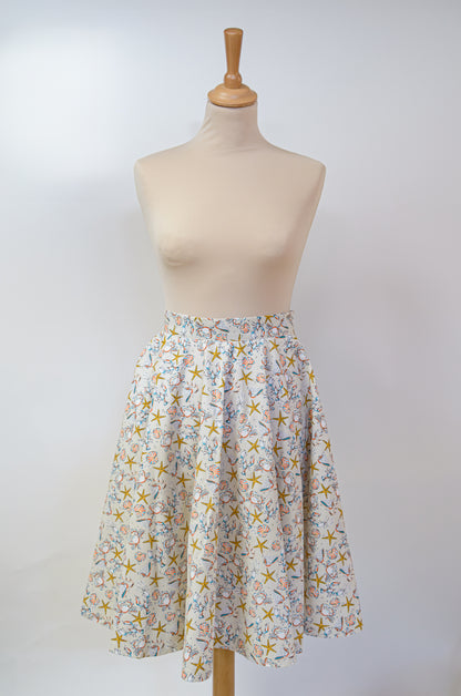 Jupe large en coton : Delphine