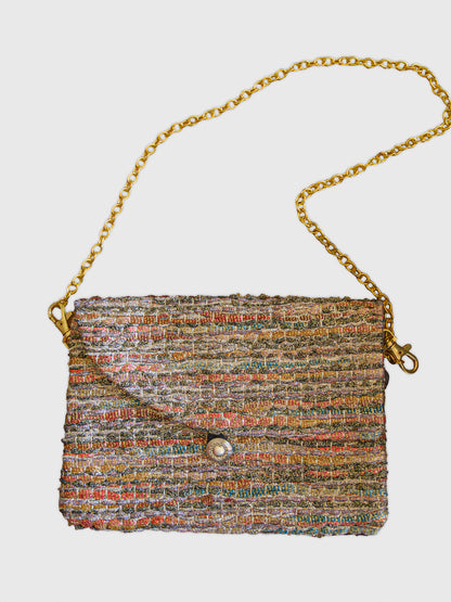 Pochette en tweed