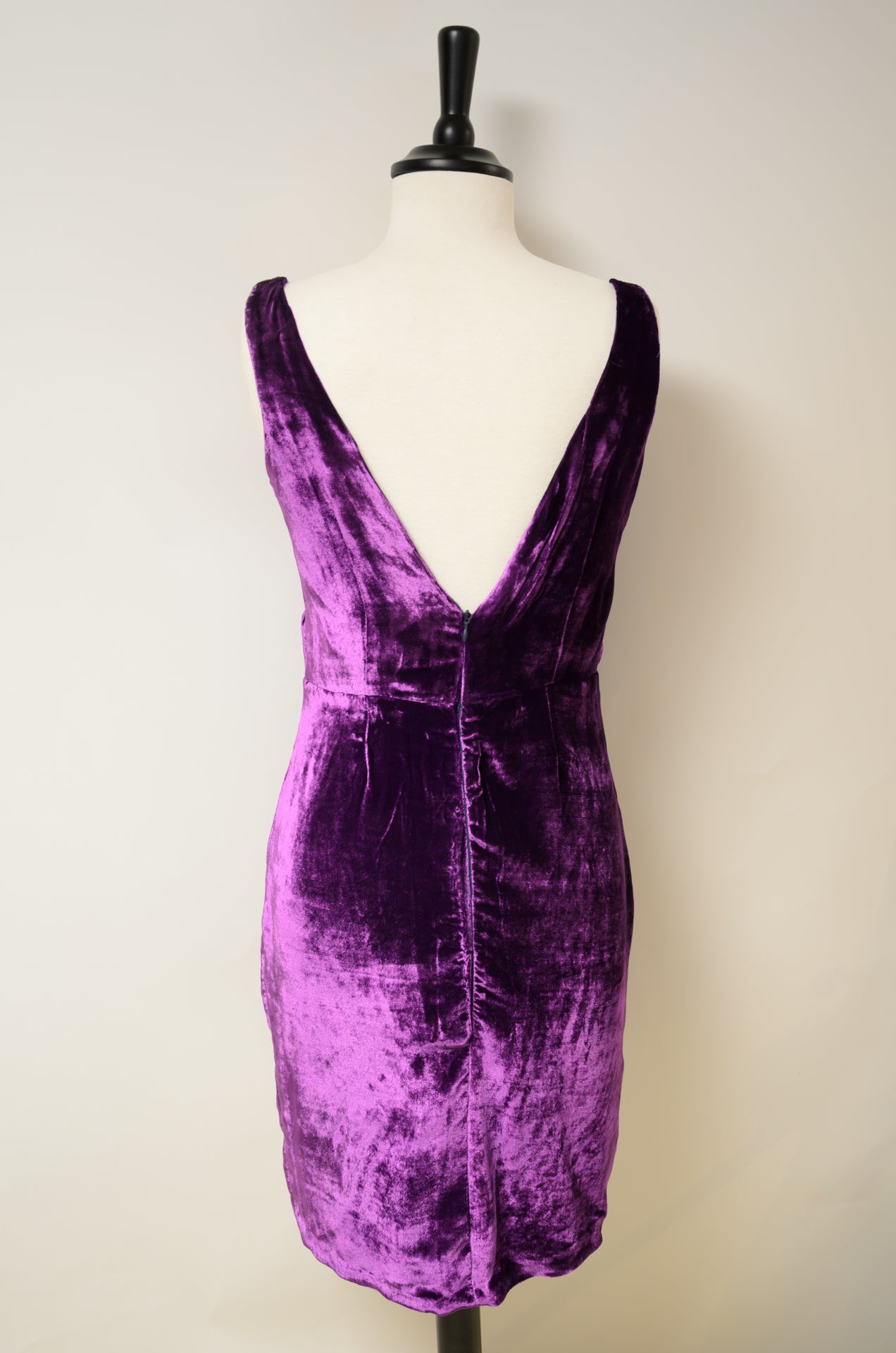 Robe en velours de soie : Aurore