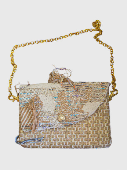 Pochette en tweed