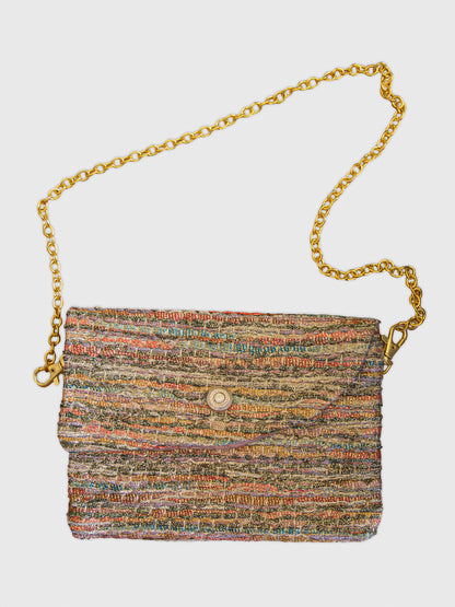 Pochette en tweed