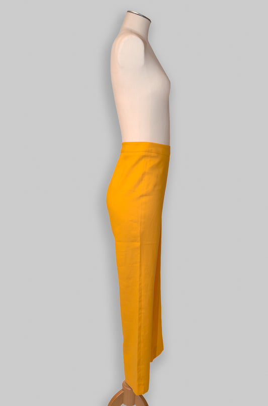 Pantalon en lin et viscose : Céleste