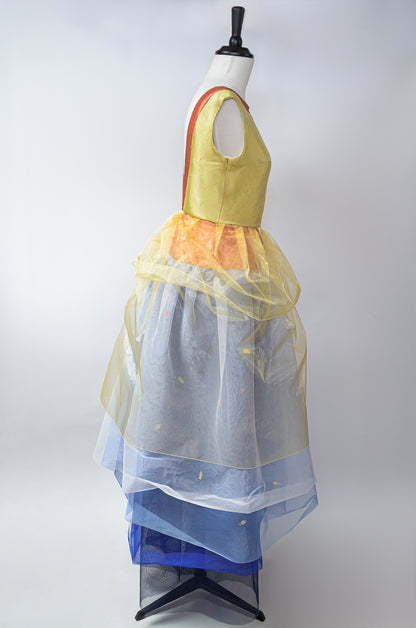 Robe longue en soie : Nérina