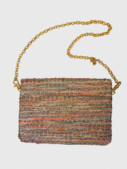 Pochette en tweed