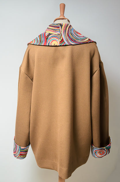 Veste longue en laine : Cassiopea