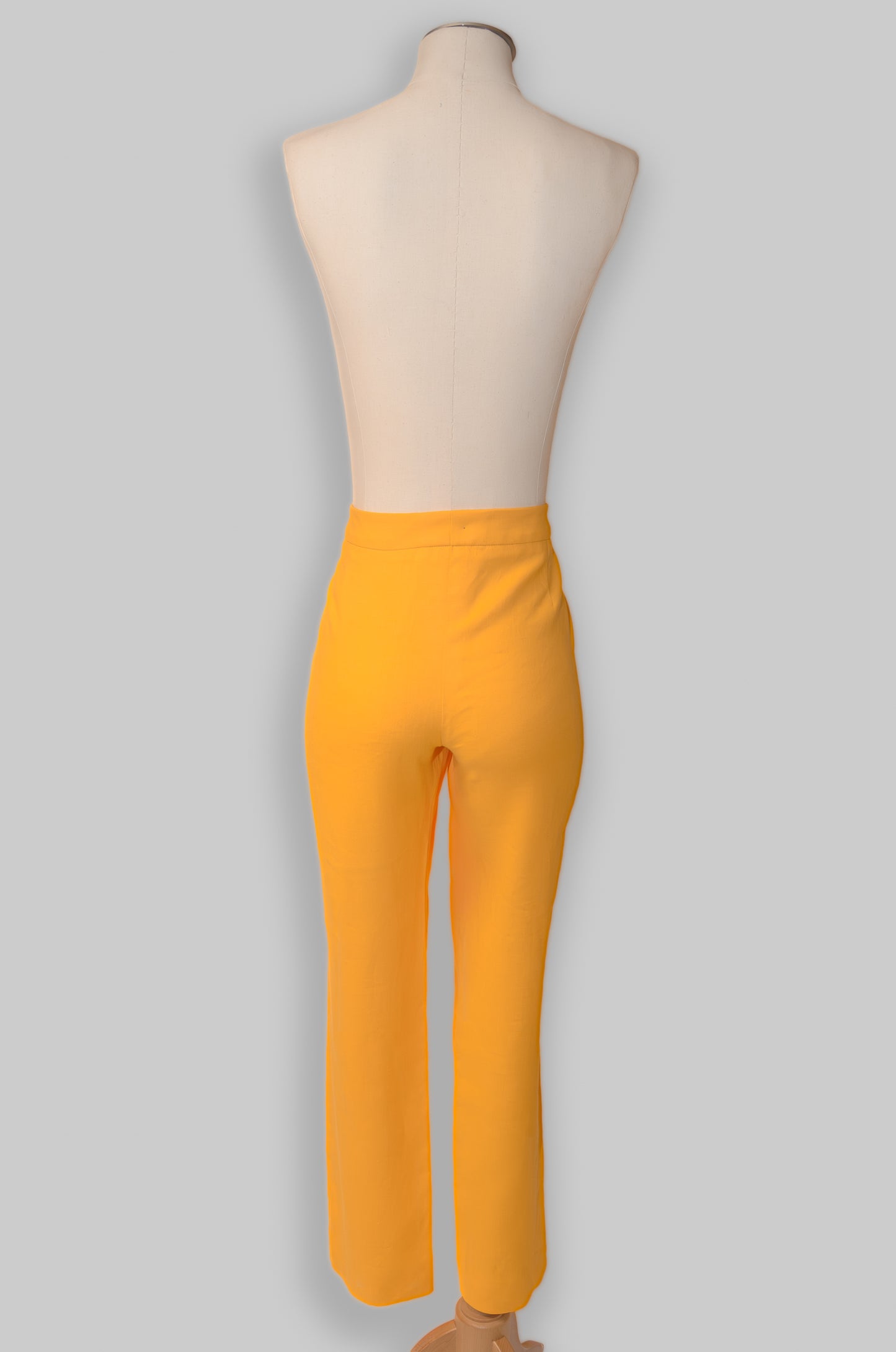 Pantalon en lin et viscose : Céleste