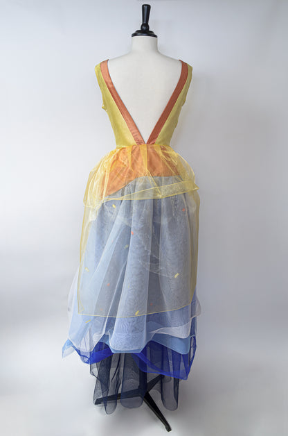 Robe longue en soie : Nérina