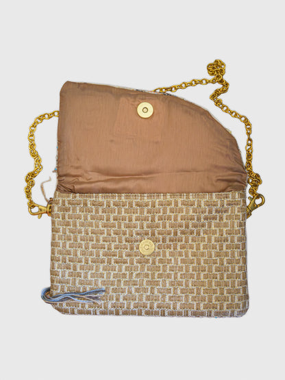 Pochette en tweed
