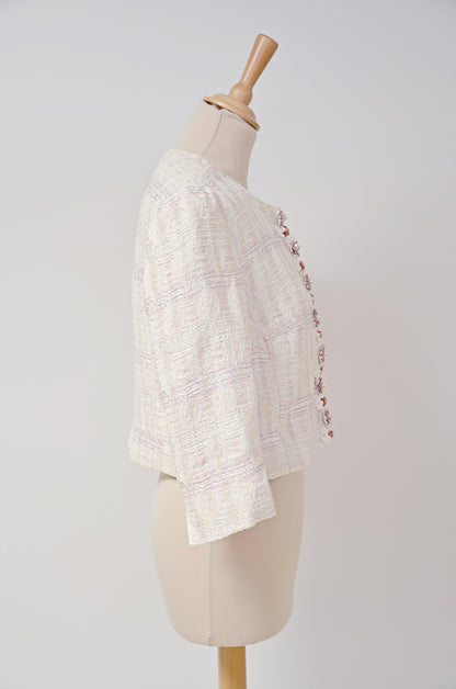 Veste courte en tweed : Mila