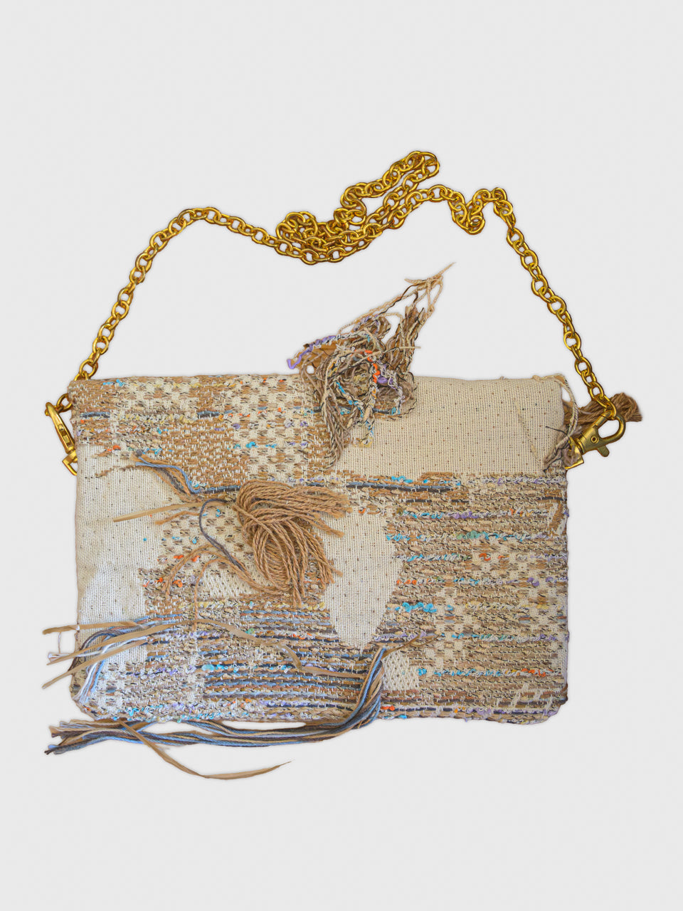 Pochette en tweed
