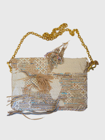 Pochette en tweed